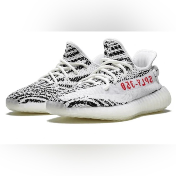 ❌ SOLD ❌adidas YEEZY Boost 350 V2 ZEBRA - Size 11.5 - Picture 1 of 7